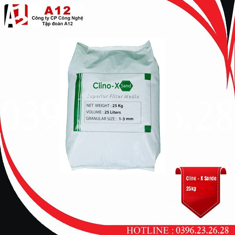 Clino – X Sand khử amoni, sắt, mangan và độ đục