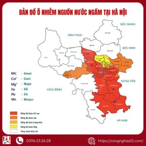 bản đồ ô nhiễm nước đô thị