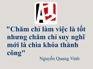 chăm chỉ làm việc Nguyễn Quang Vinh