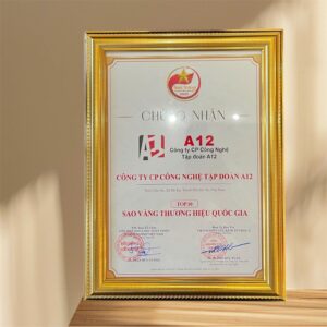 A12 nhận danh hiệu sao vàng thương hiệu quốc gia 2025